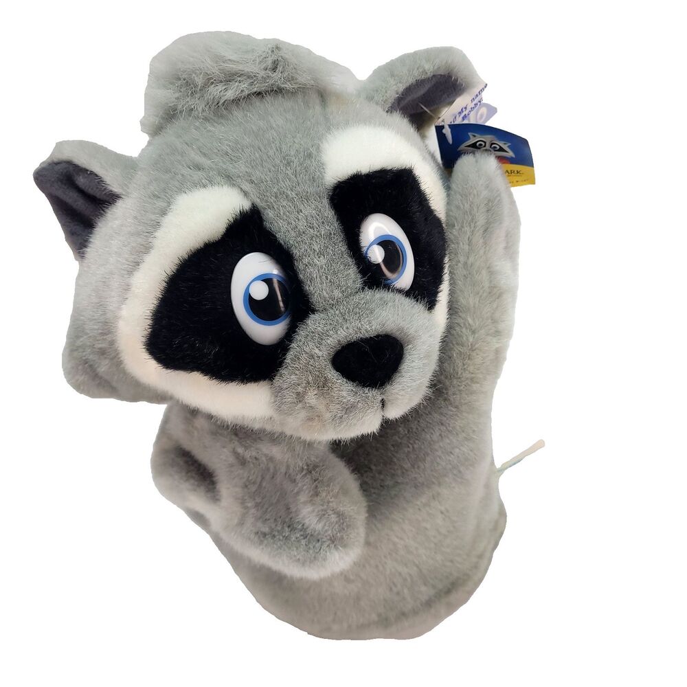 Edmark Robby Hand Puppet Plush 10" NOS Meeko Rocket Rocky Trash Panda Go Read